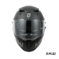 Шлем интеграл  HETOSHI FF938 MATTE BLACK double visor Цв.Черно-серый р.S
