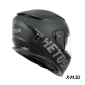 Шлем интеграл  HETOSHI FF938 MATTE BLACK double visor Цв.Черно-серый р.S