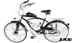 Велосипед 26" с веломотором MATTIAS GH-32605C (колеса 26, движок 50 (ДВС))