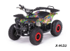 Детский бензиновый квадроцикл MOTAX GRIZLIK MINI ES BW с электростартером и родительским пультом