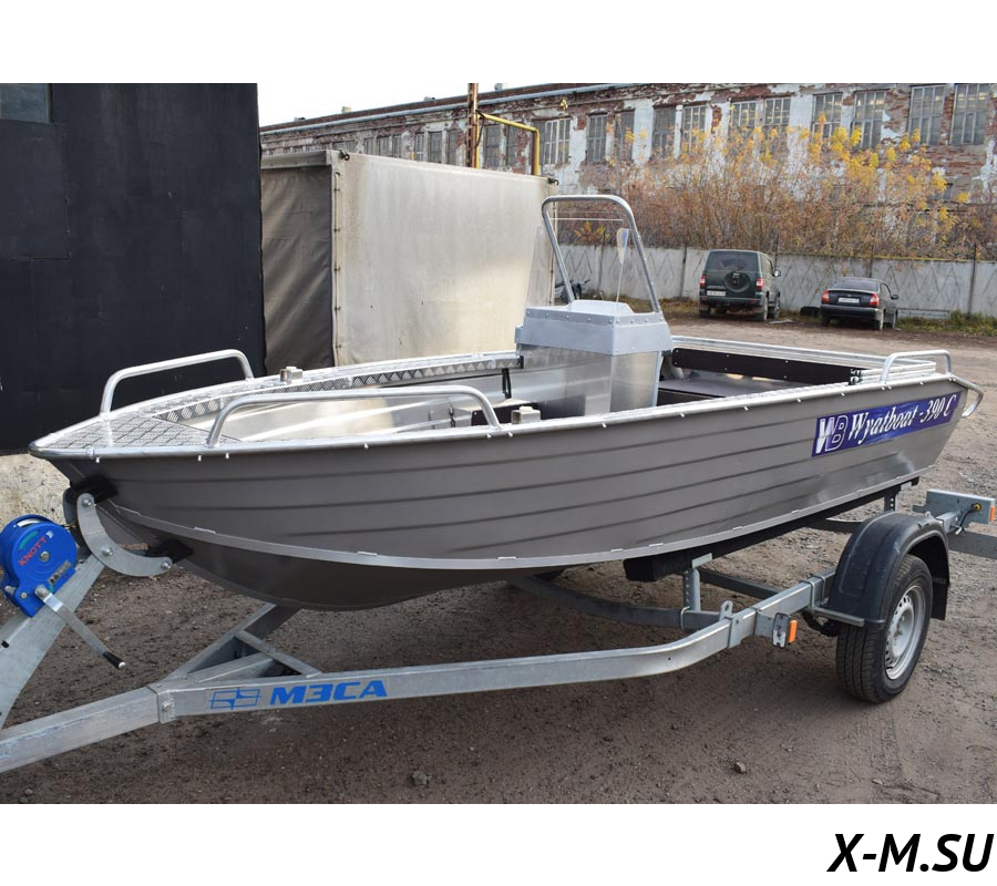 Алюминиевая моторная лодка WYATBOAT-390C Алюминиевая моторная лодка WYATBOAT-390C