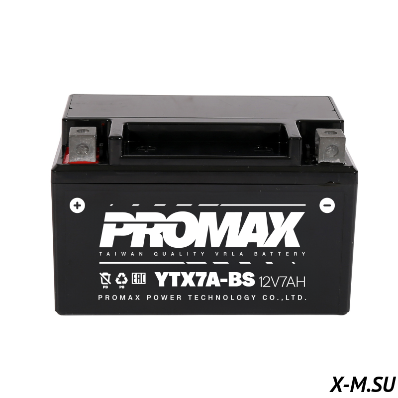 Мото аккумулятор PROMAX YTX7A-BS(1207) Мото аккумулятор PROMAX YTX7A-BS(1207)
